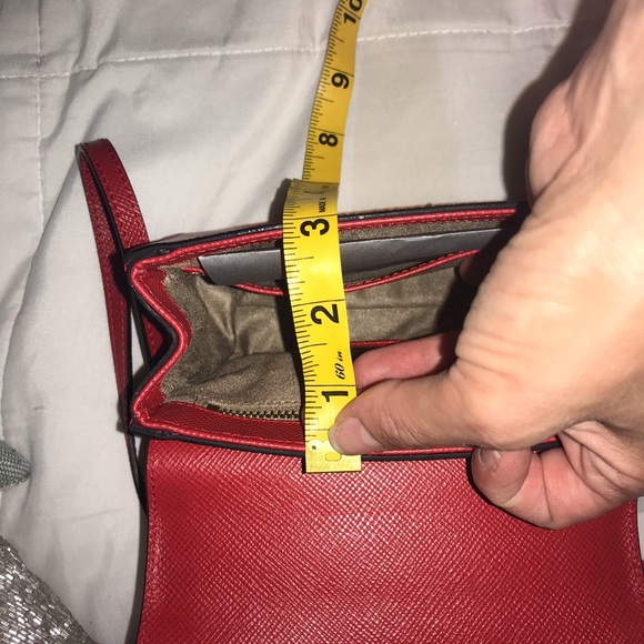 NWT Serapian red crossbody leather purse - Picture 9 of 9